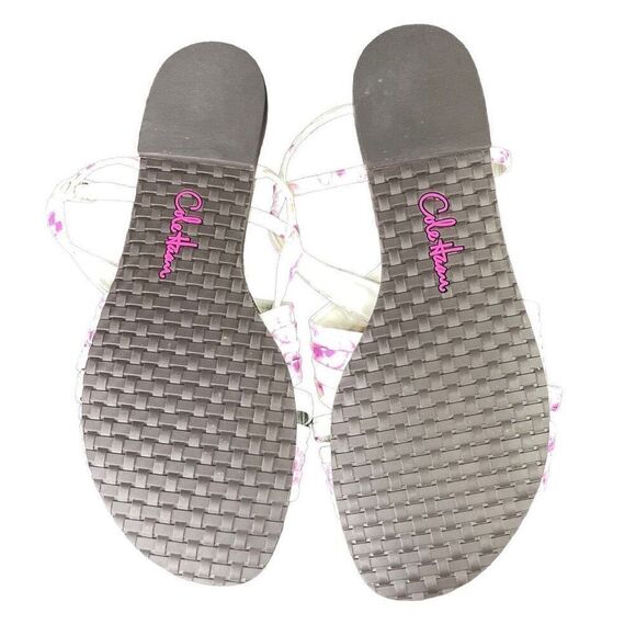 Cole Haan Cara Floral Strappy Flat Strappy Sandals Size 9B - Picture 8 of 8
